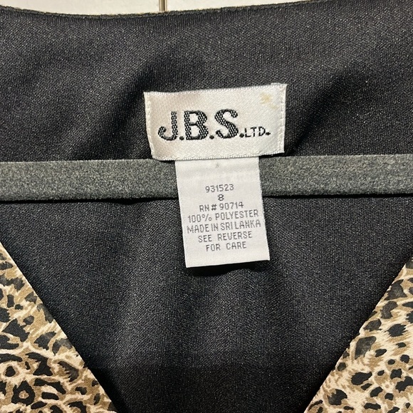 J.B.S. LTD. Dress Vintage Cheetah Print ✝️Vintage - Picture 4 of 10